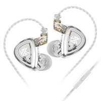 Наушники KZ EDA с микрофоном silver