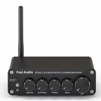 Усилитель звука Fosi Audio BT30D. Bluetooth 5.0, 2x50W+100W