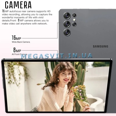 Шустрый Планшет Samsung galaxy TabX pro 6-128GB  / 10.1 дюйм / DDR 5 / 2-sim / 10 ядер