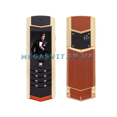 H-Mobile V1 (Hope V1) brown-gold. Vertu design