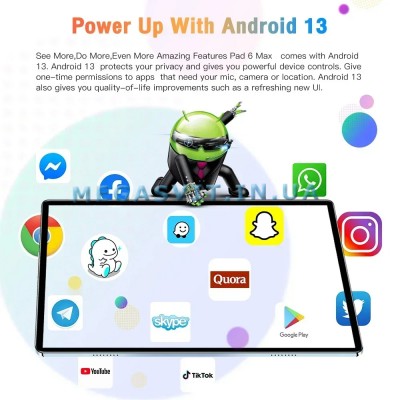 Планшет Xiaomi play max pro Pad. 10.4" дюйма, 8-128gb. 12 ядер, 2 сім-карти, 13 андроїд
