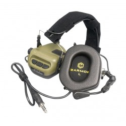 Тактические наушники EArmor M32 MOD3 с микрофоном green
