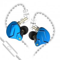 Наушники KZ ZSN Pro X с микрофоном blue