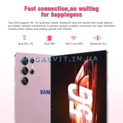 Планшет Samsung 6-128GB  IntelliPlay Tab  / IPS матрица / 10.1"дюйм / 2-sim / 12 ядер