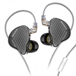 Наушники KZ PR1 Pro с микрофоном black