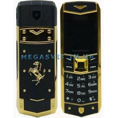 H-Mobile A8 (Mafam A8) black. Vertu design