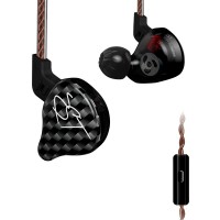 Наушники KZ ZST с микрофоном black