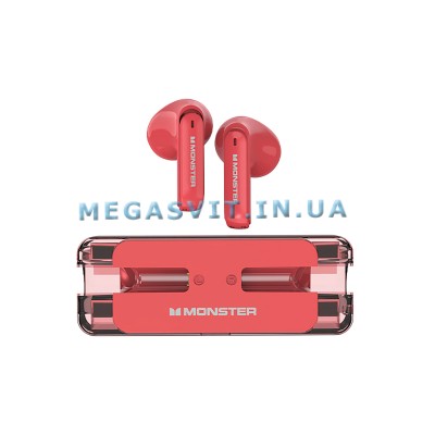 Навушники MONSTER Airmars XKT08 red